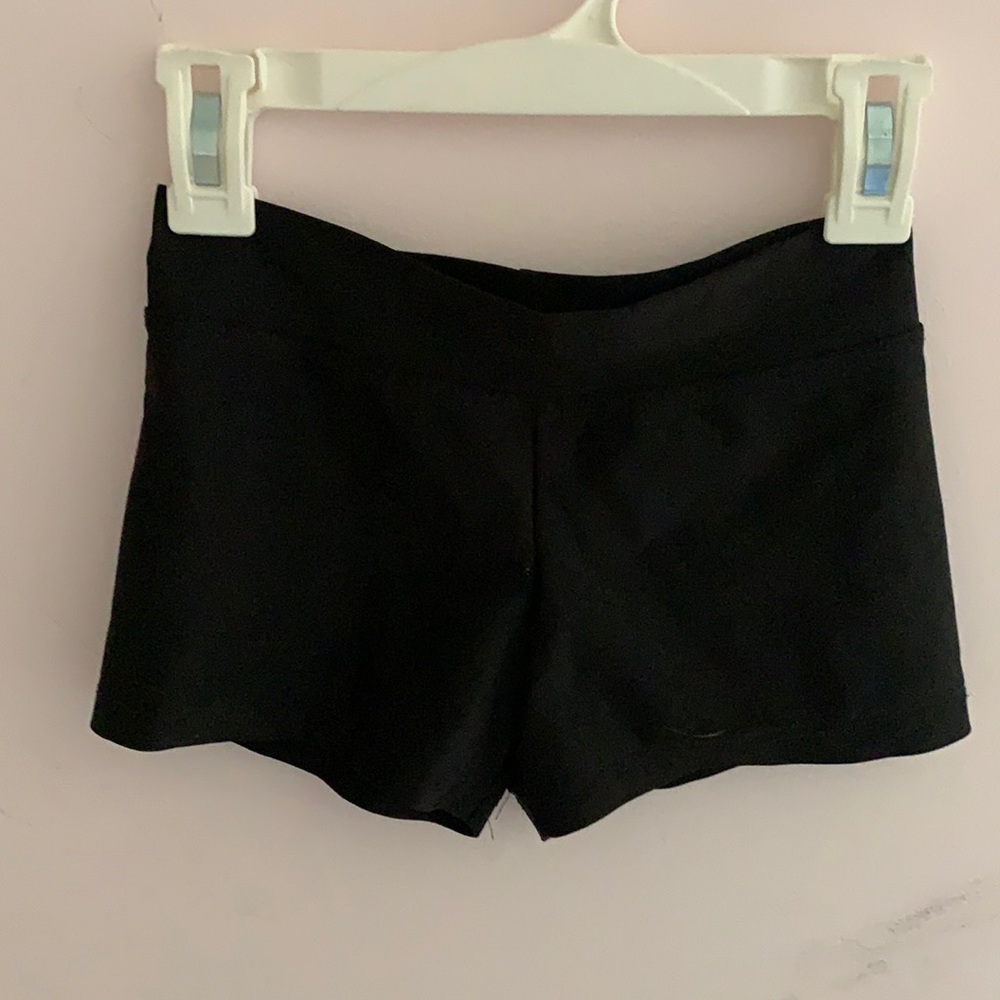 Black dance wear shorts from Trendy trends